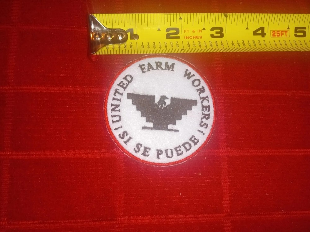 United Farm Workers "si se puede" iron on patch
