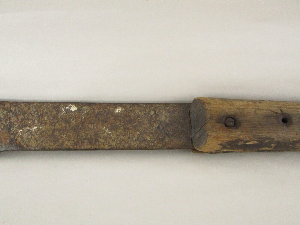 antique machete marked 21" long