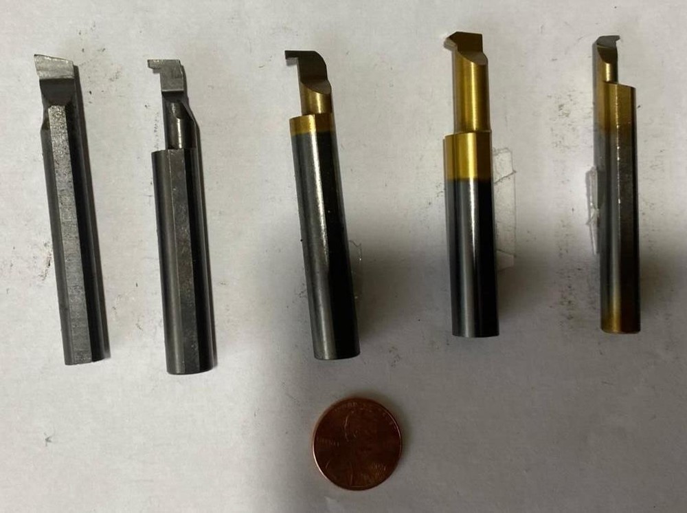 5 Solid Carbide Boring Bar Lathe Mill Machinist Tool (3) 3/8 Shank (2) 5/16