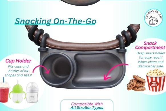 Swanoo Universal Stroller Snack Tray