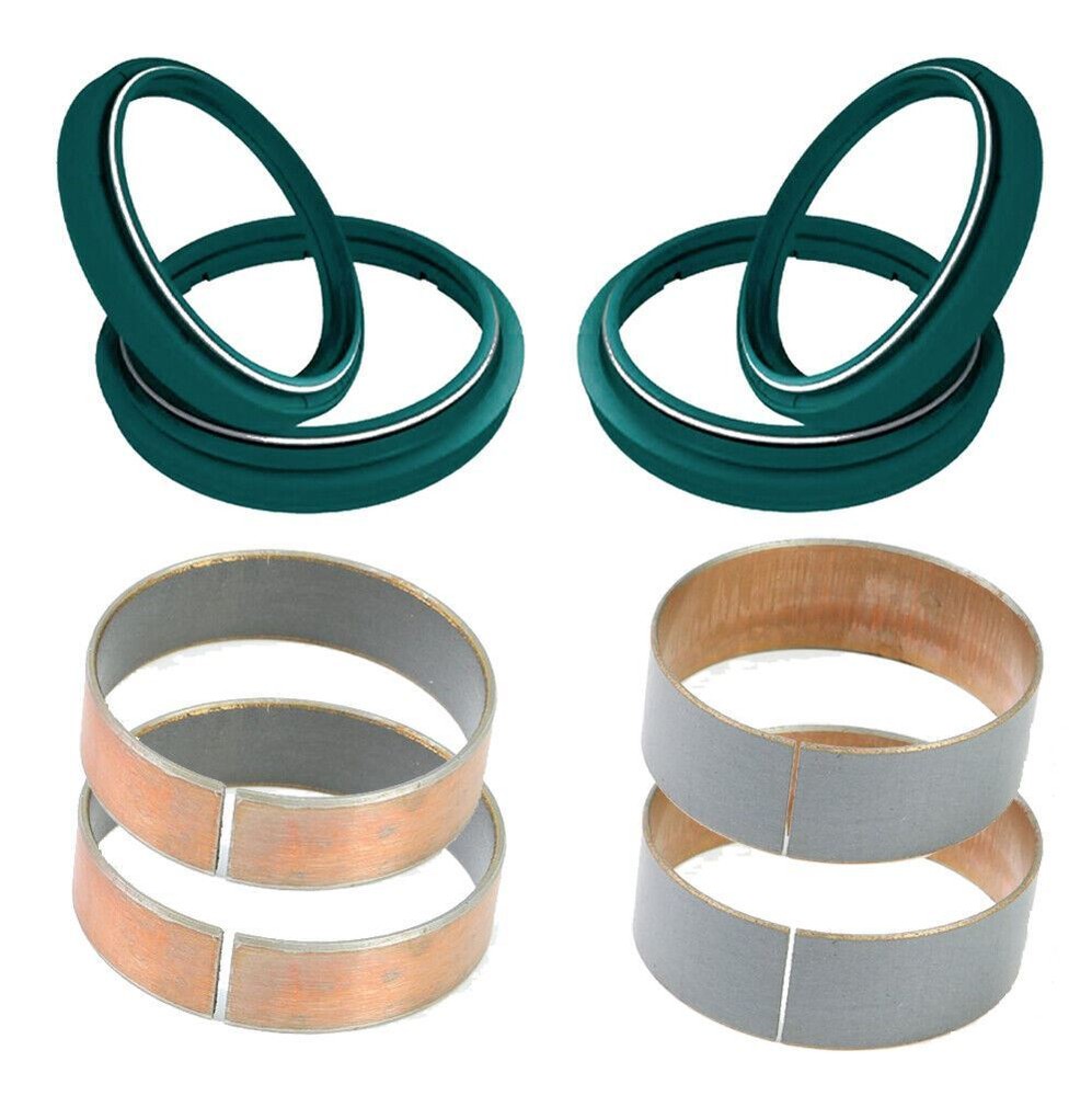 SKF fork seal / scraper & inner / outer bushing kit fits 48mm Showa forks