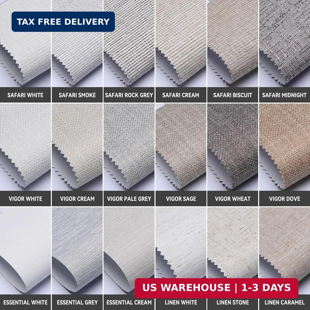 SmartWings Motorized Smart Blinds with Remote, Custom Automatic 100% Blackout Ro