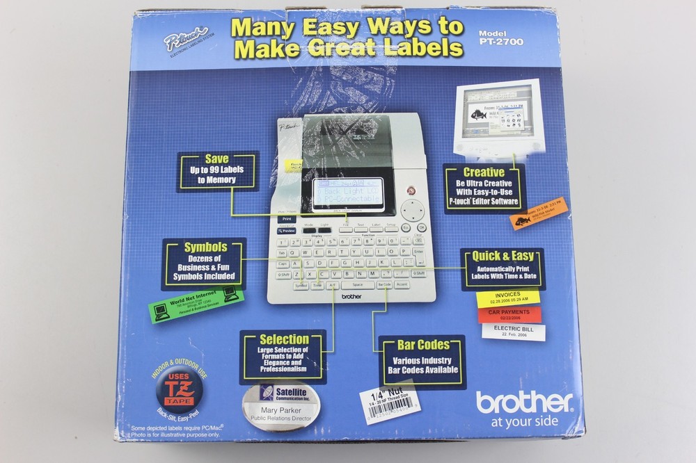 Brother P-Touch PT-2700 Electronic Thermal Labeling System