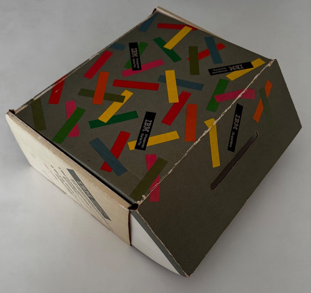 Paul Rand IBM Rare Graphic Design example 1984 Wheelprinter Starter Pac Vintage