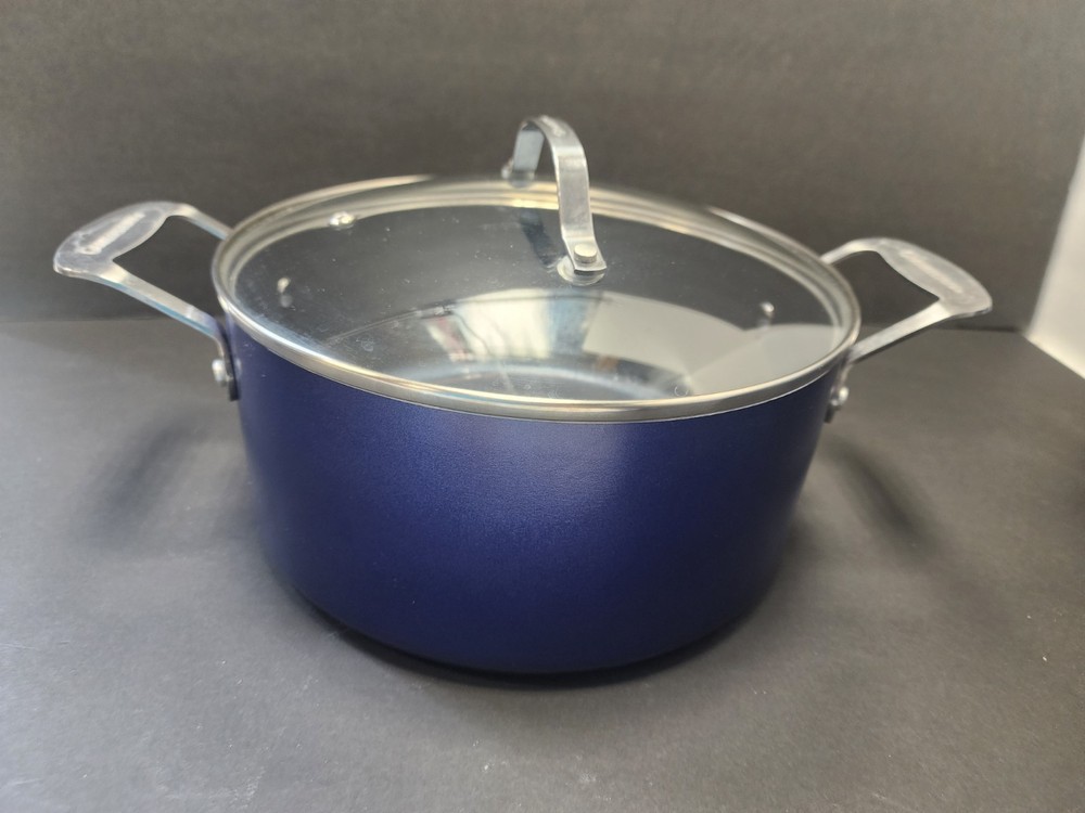 Granitestone Blue 15 Piece Nonstick Cookware and Bakeware Set