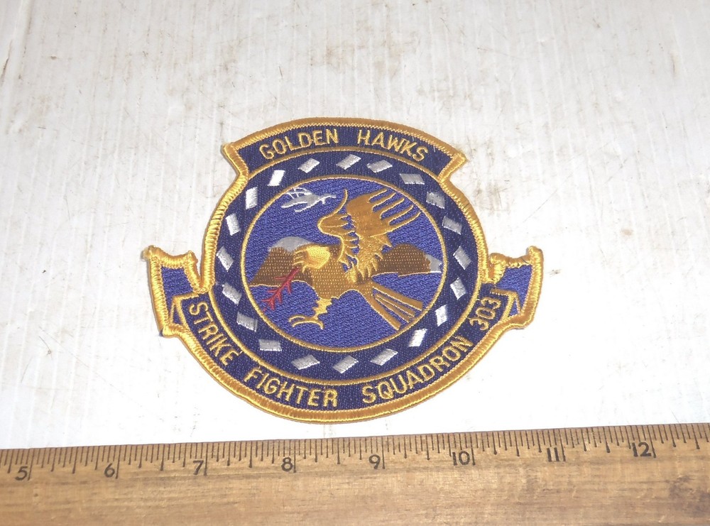 US Navy - Strike Fighter Squadron 303rd Embroidered Patch