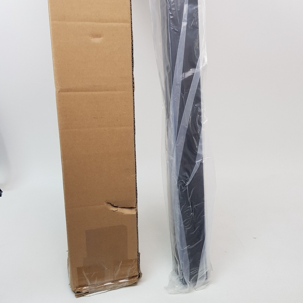 Cable Railing Post 41"x2"x2" Fixed top Level Line Post Mount Black Level Drill