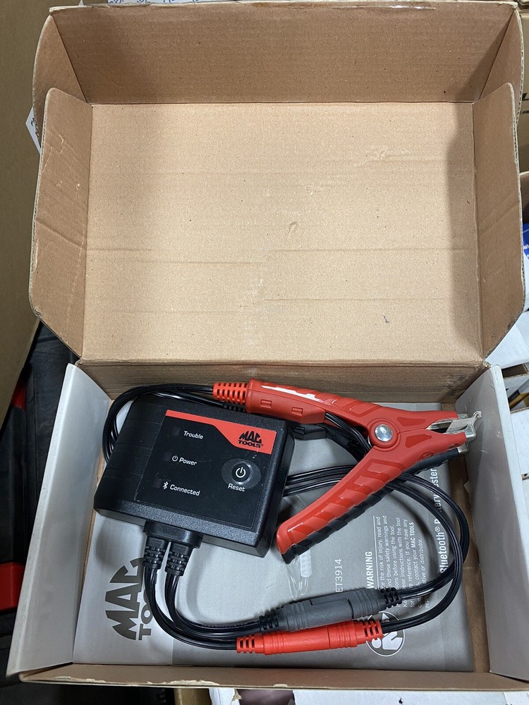 MAC Tools  Battery Tester Starter, and Charging System Tester ET3914 Log & Email