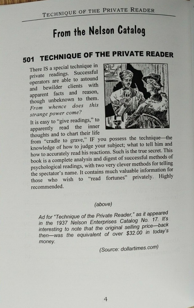 Technique of the Private Reader by Robert A. Nelson