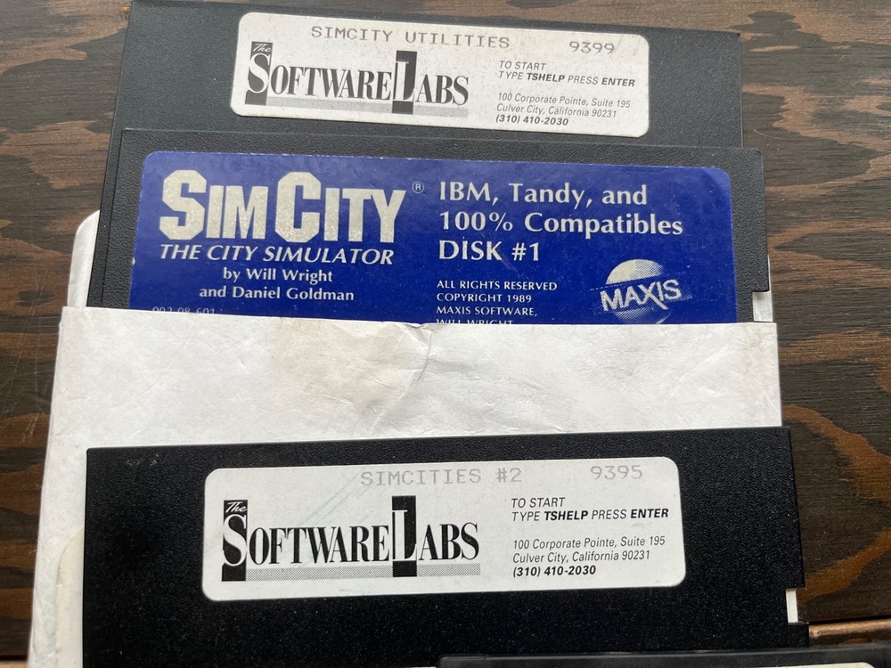 Simcity Floppy Disk Lot (UNTESTED)