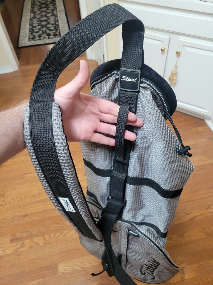 Titleist Sunday Golf Bag Single Strap Gray/Black