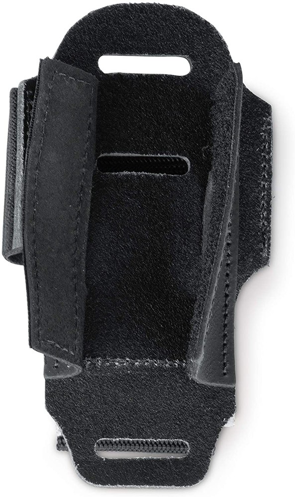 Levy Wireless Transmitter Bodypack Holder, Black Leather
