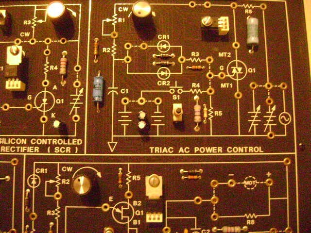 LabVolt 91011-20 Thyristor & Power Control Circuits Electronics Board EDU
