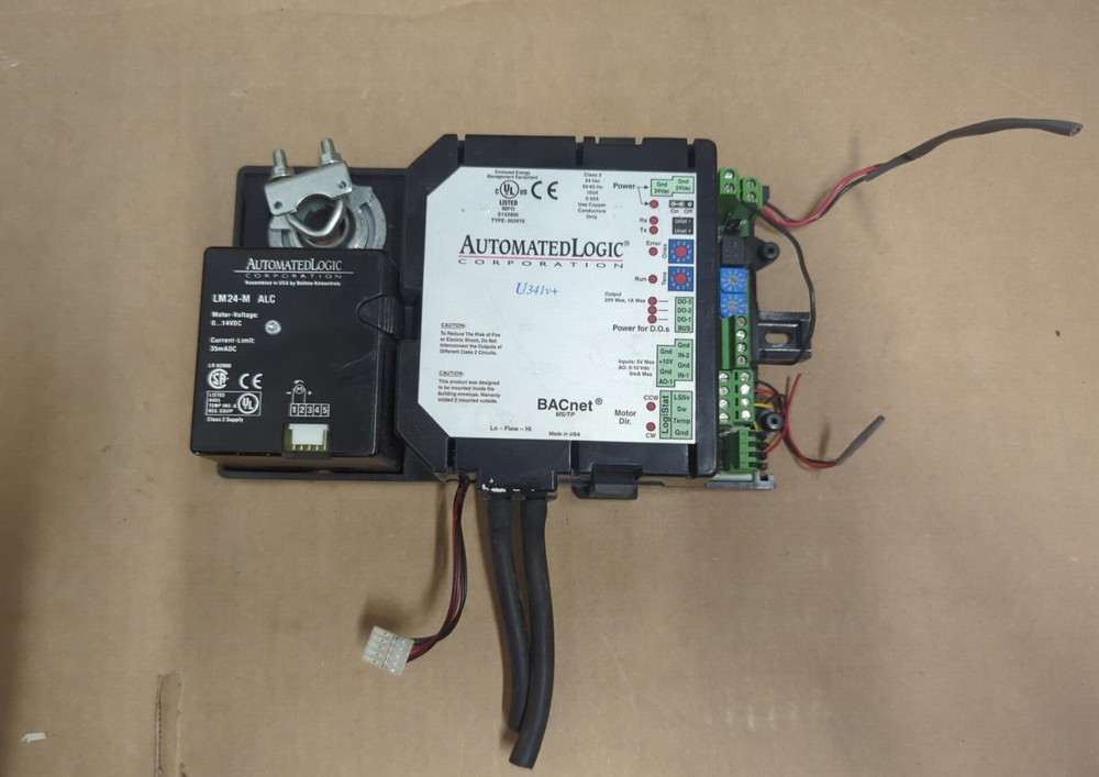Automated Logic U341V+ BACnet MS/TP Controller - NG D1F
