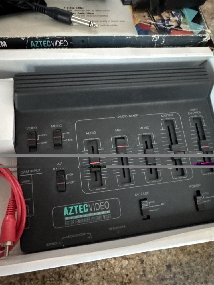 Aztec Video Audio Video Editing System Model AZED1