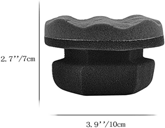 2 Pack Large Tire Dressing Applicator with Wave Pattern for Even Application