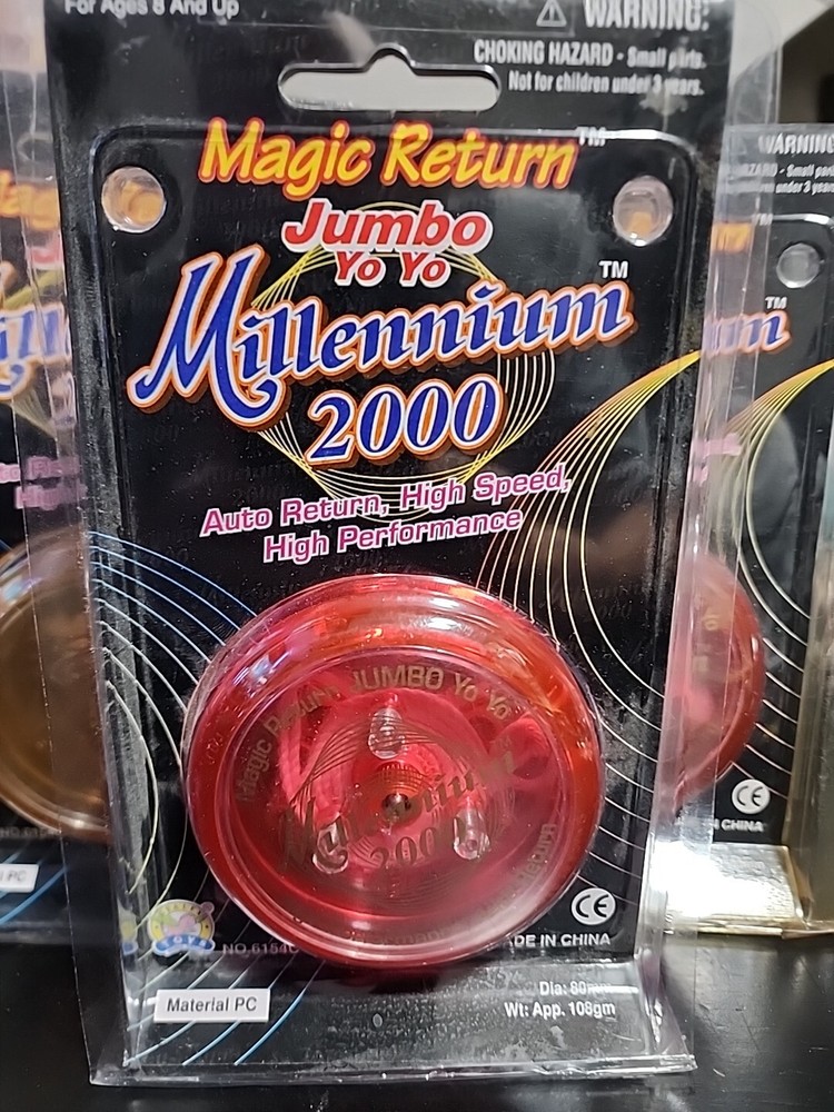 Magic Return Jumbo Yo-Yo Millennium 2000 Red NIB