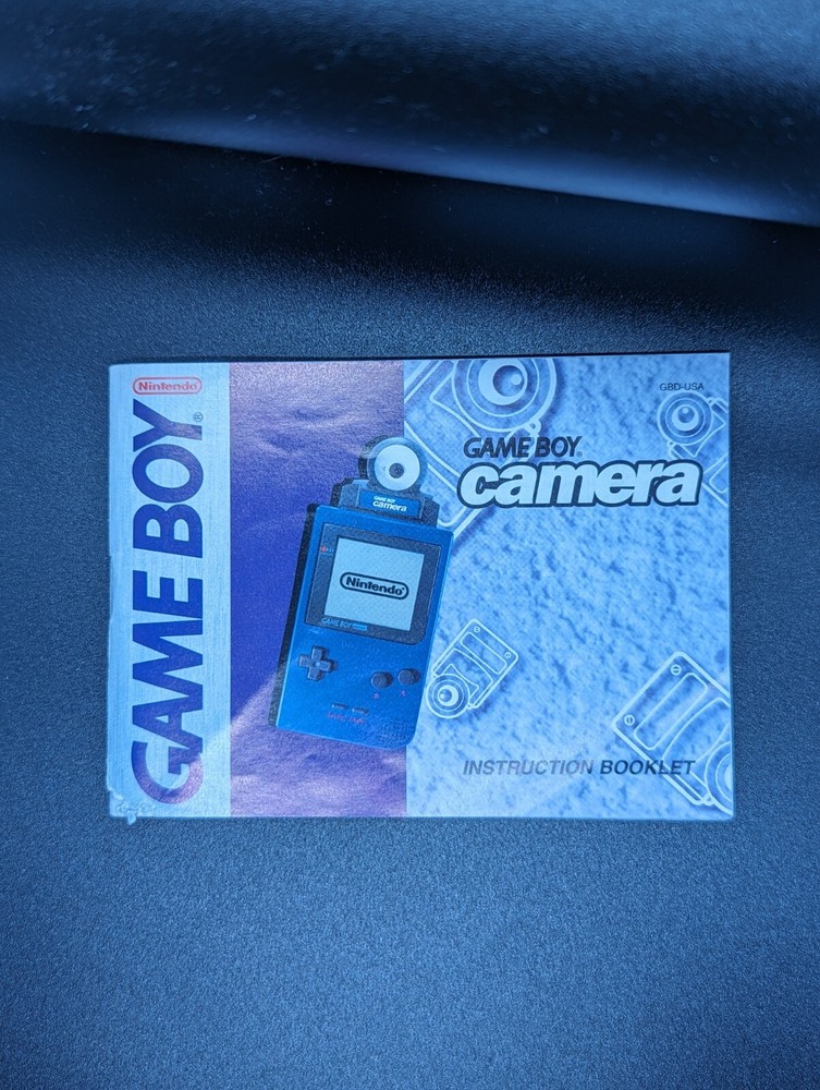 Blue Gameboy Camera Complete In Box (Open) Tested