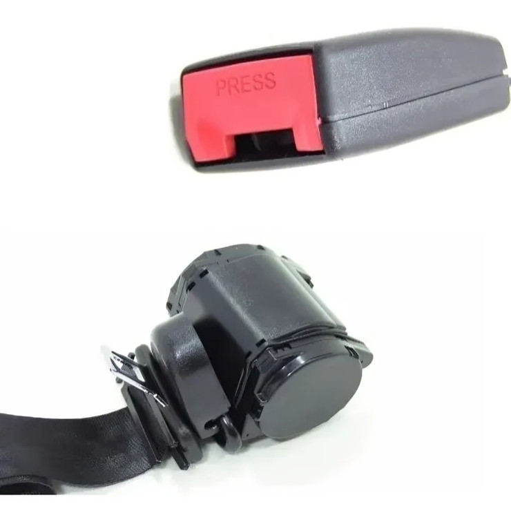 For All Mazda Rear Seat Belt 3 Points Retractable Adjustable 2 Pack Universal