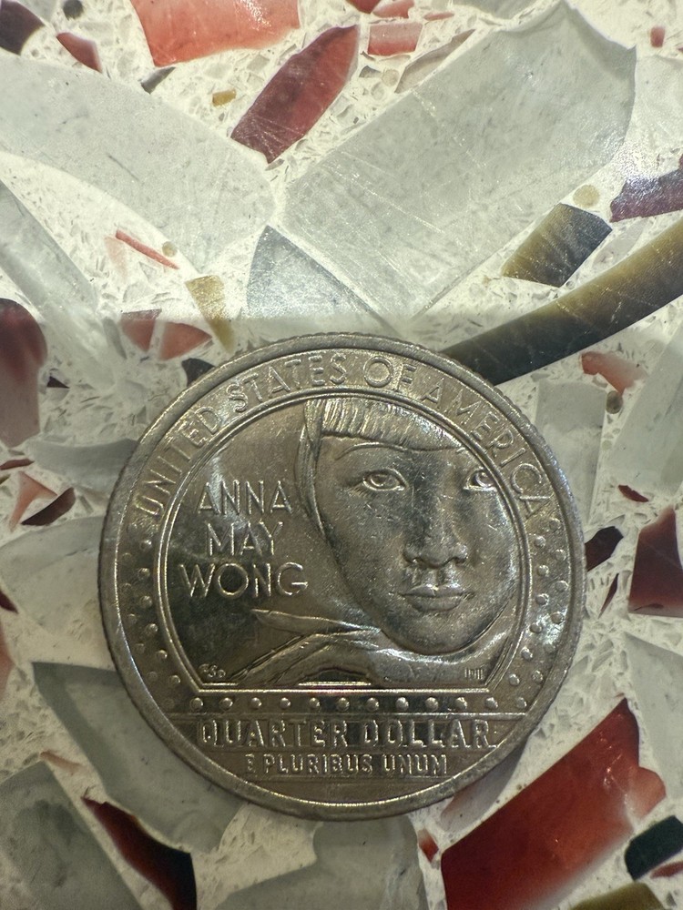 Anna May Wong quarter rare 25c Error coin “IN COD WE TRUST”