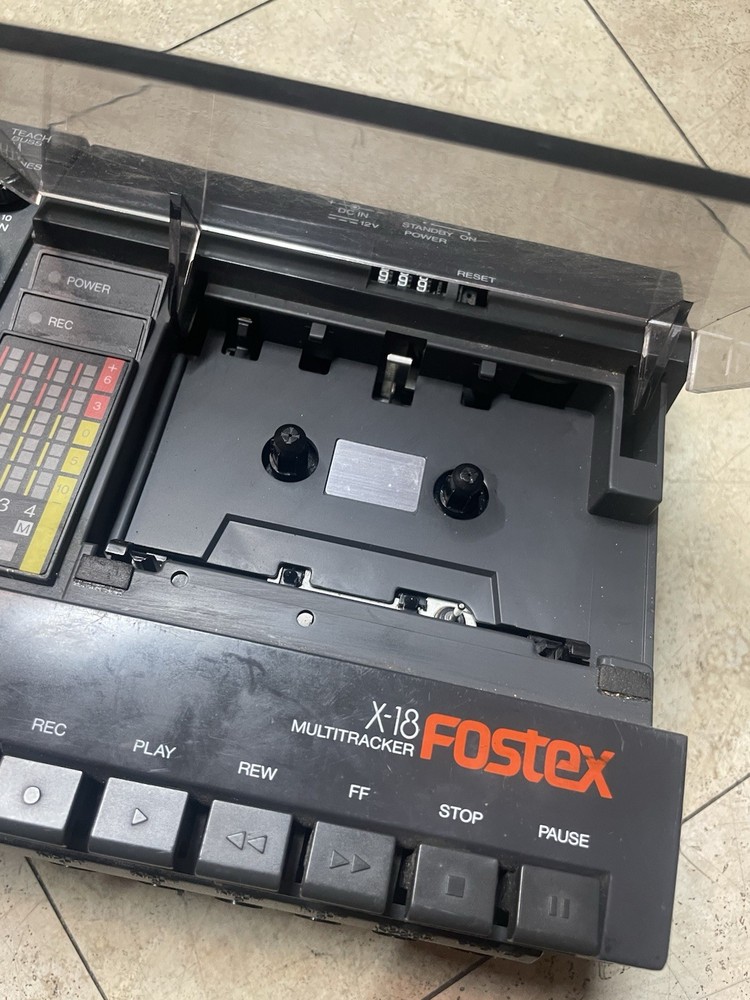 Fostex X-18 MultiTracker 4 Track Cassette Untested As Is