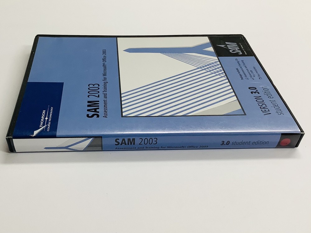 SAM 2003 Assessment & Training Version 3.0 Student edition (PC CD-ROM) w/Key VG
