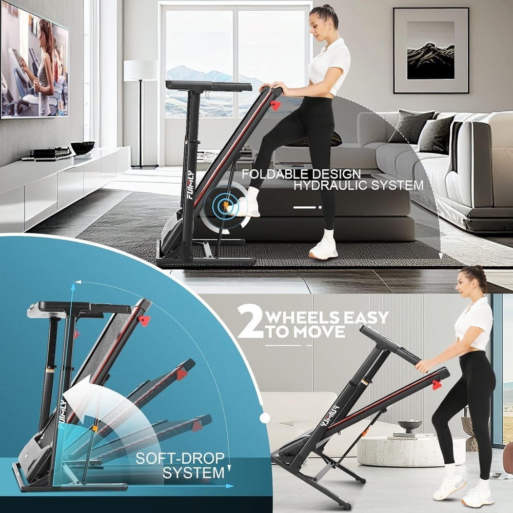 🏃‍➡ Unique Adjustable Height Design Treadmill Machine for Home Excercise🏃‍➡