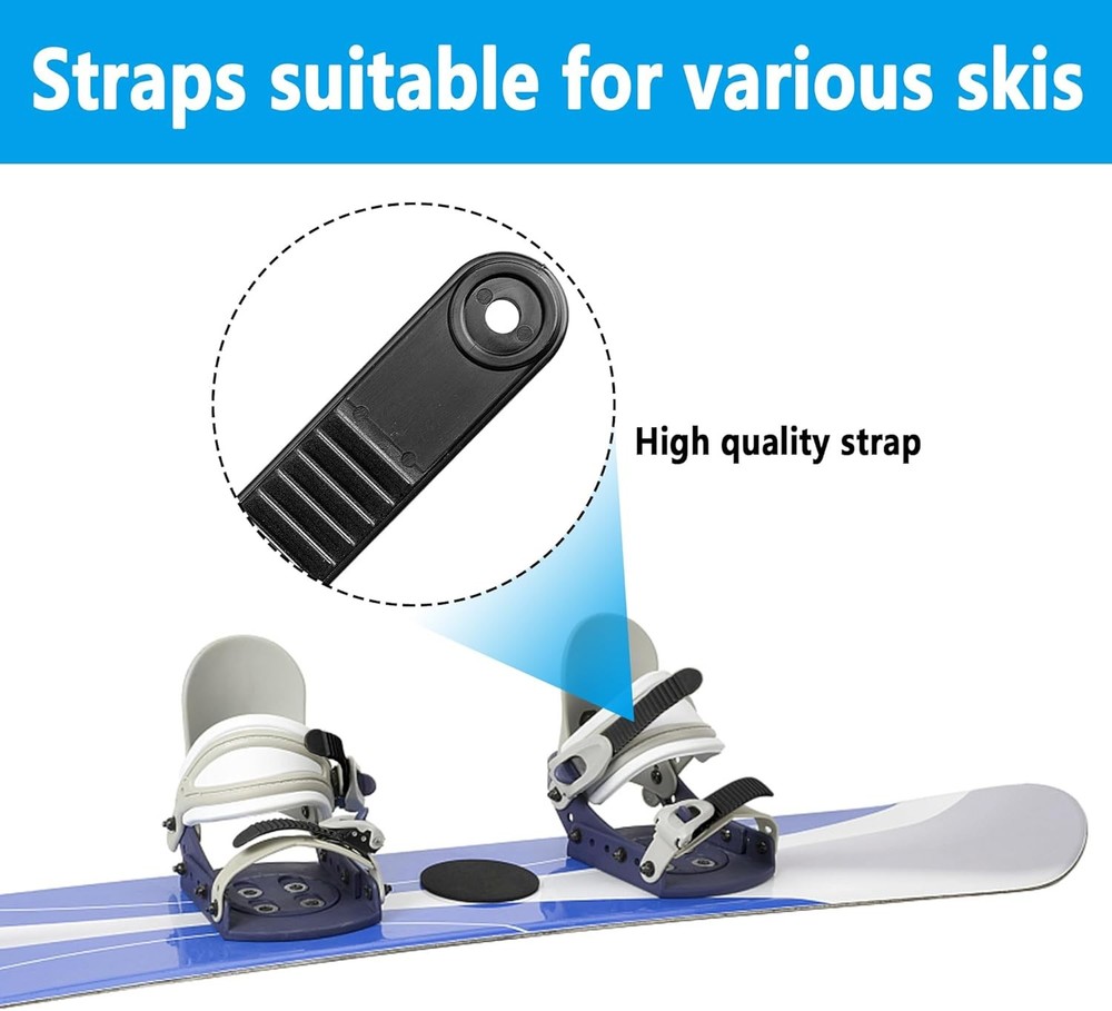 6 Pack Snowboard Ankle Ladder Strap Binding Snowboard Ladder Strap Binding FAST