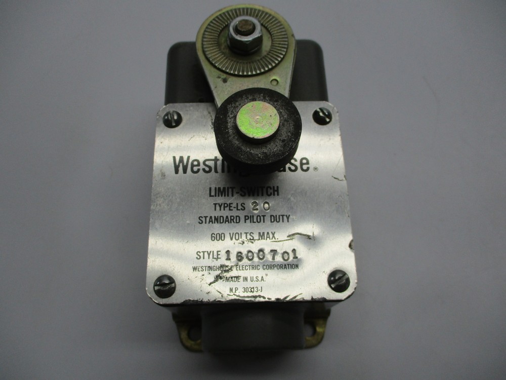 WESTINGHOUSE LS-201600701 LIMIT SWITCH LS20 (AS PICTURED) UNMP