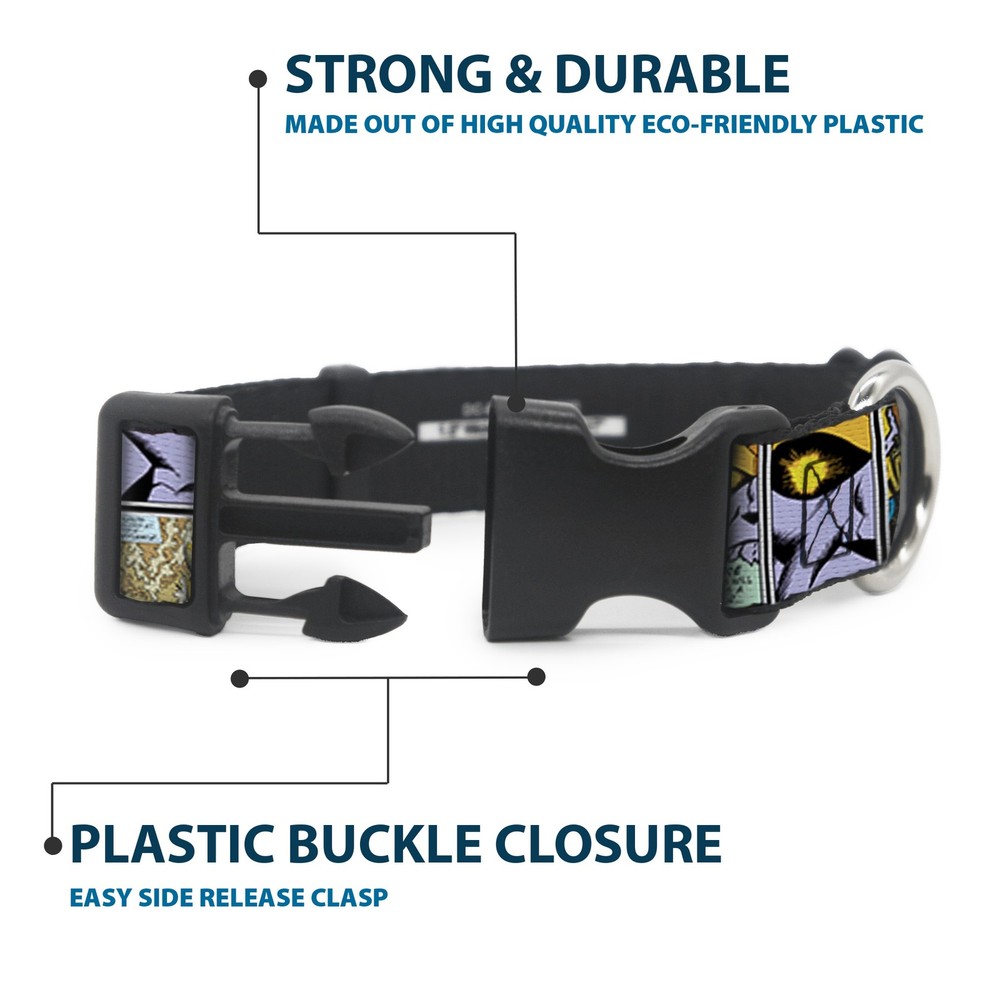 Plastic Clip Collar Thanos Comic Scene Blocks NARROW-Medium 8.5-12"