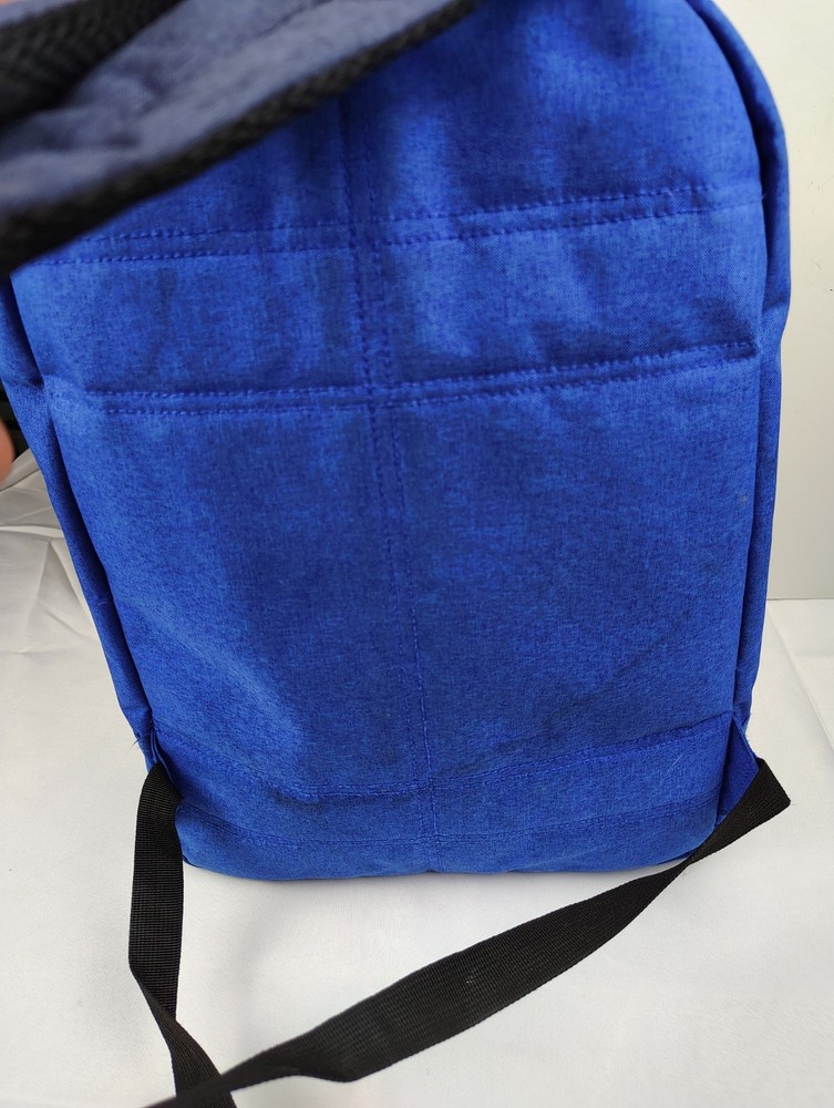 Bioworld Minecraft Explore Create Backpack ~17"x12"x7" Blue School Stitched Bag