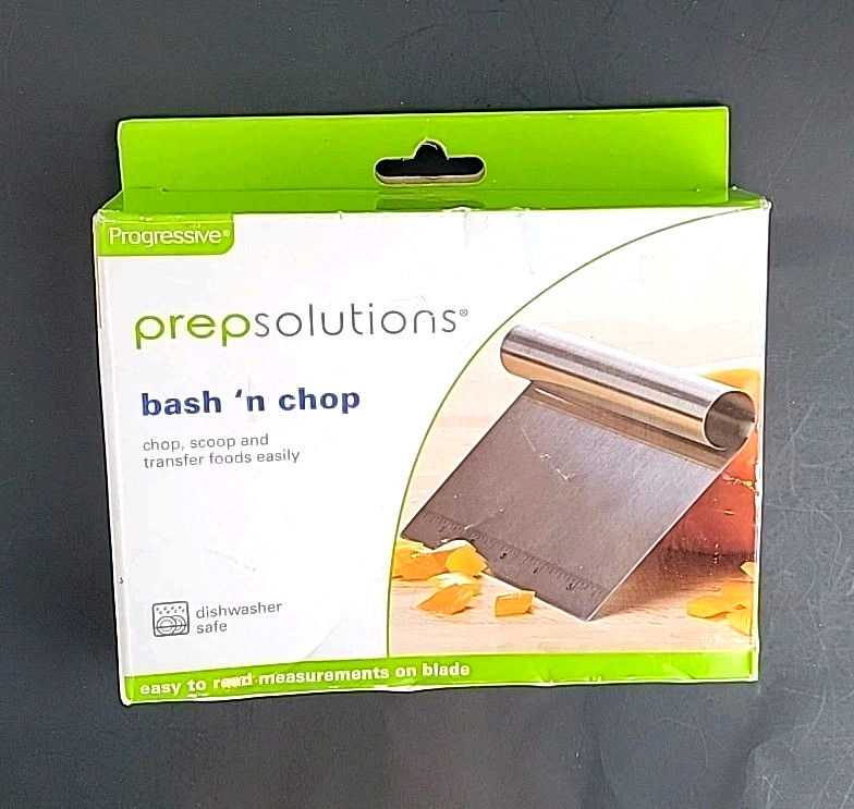 Prep Solutions® Bash 'n Chop Stainless Steel SCOOPER Kitchen Tool - NEW