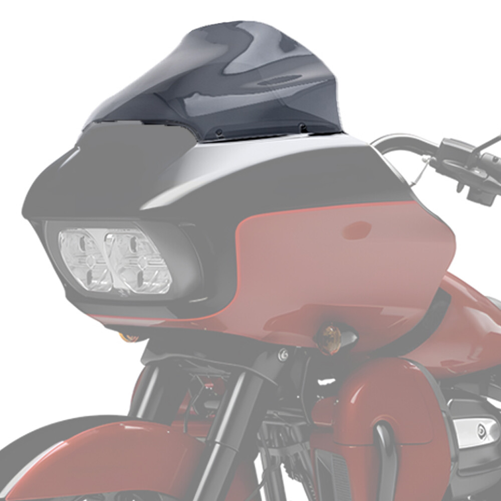 13.5" Smoke Blue Wave Windshield Windscreen For Harley Road Glide FLTR 2015-2024