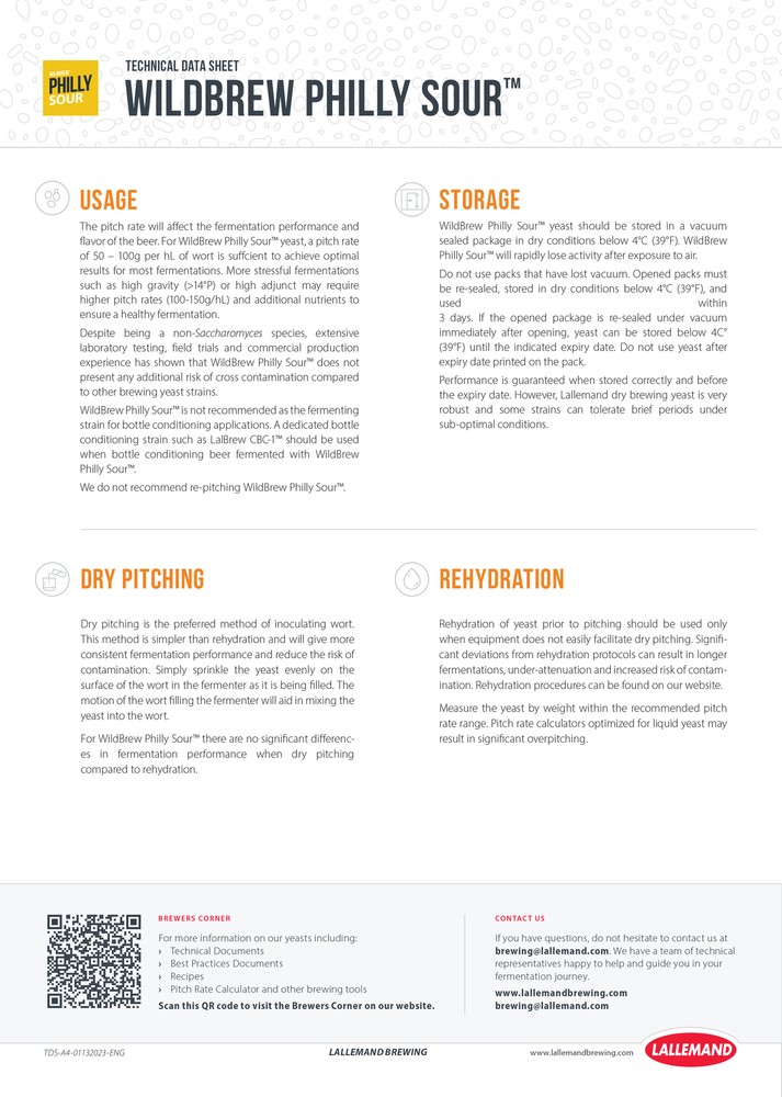 Lallemand WildBrew Philly Sour™