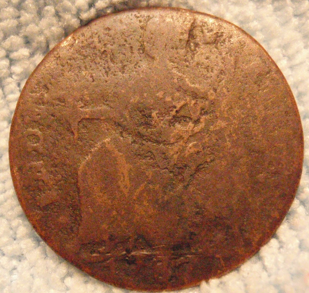 1787 Connecticut Colonial Copper Token
