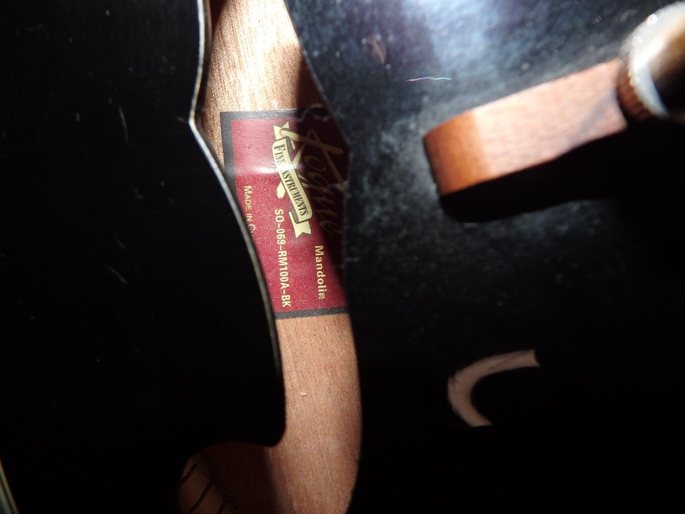 Rogue RM-100A A-Style Mandolin - Black