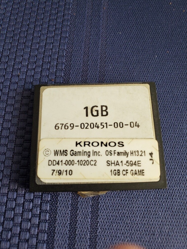 WMS Kronos WILLIAMS BB1.5 BB2 SLOT MACHINE GAME SOFTWARE