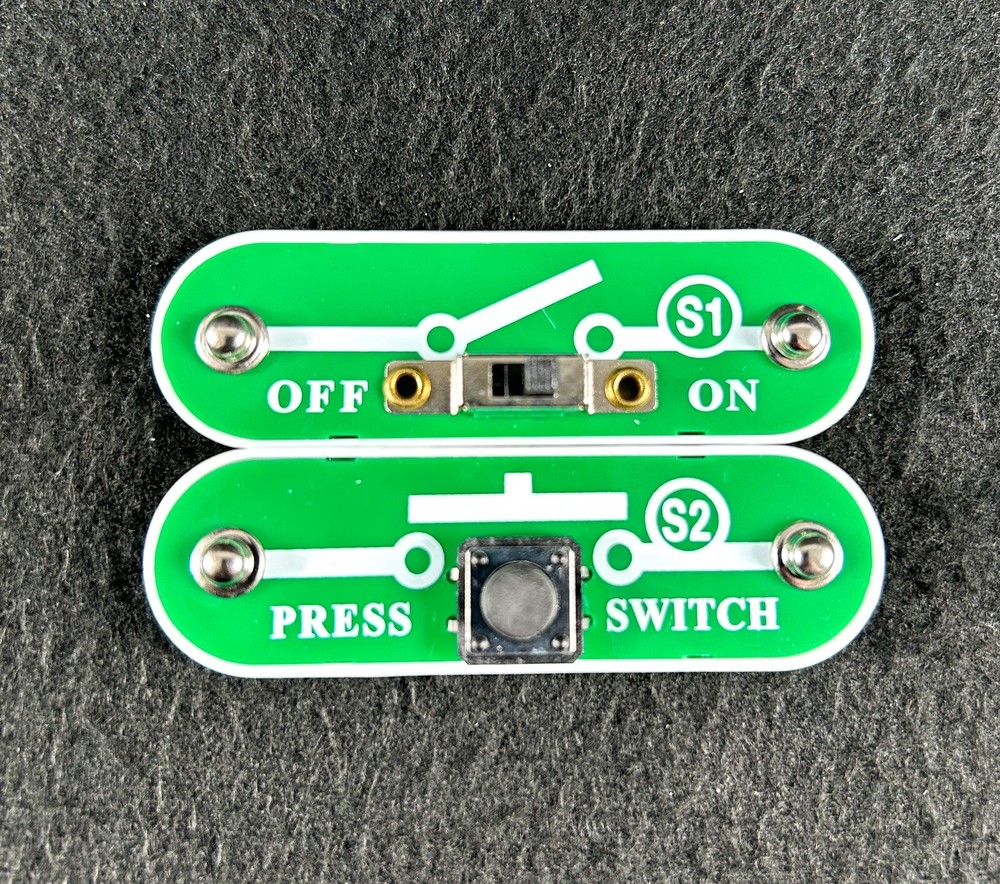 Snap Circuits Elenco S1 Slide And S2 Switch Press Switch