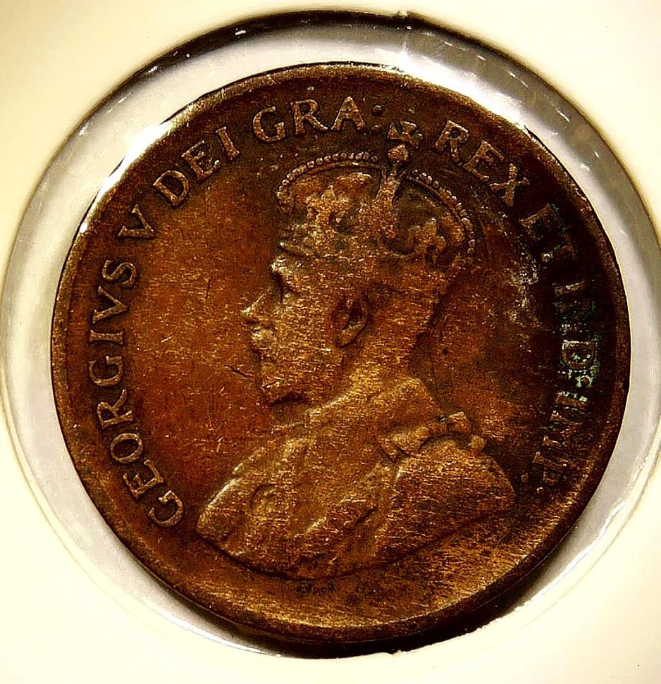 1931 Canada Small Cent King George V