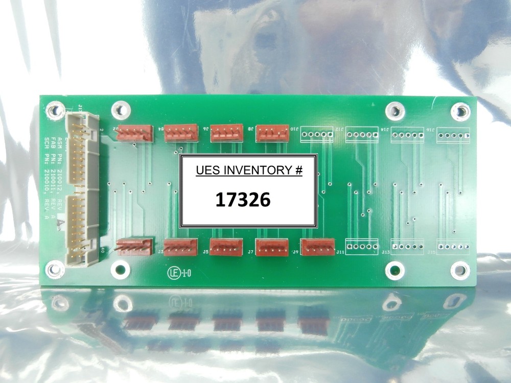 ASM Advanced Semiconductor Materials 201012 Connector Board PCB ETMI 201011 Used