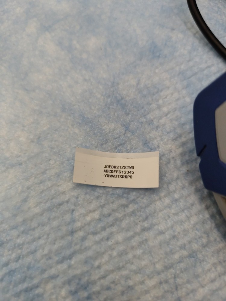 BMP 21 lab label printer Working Tested