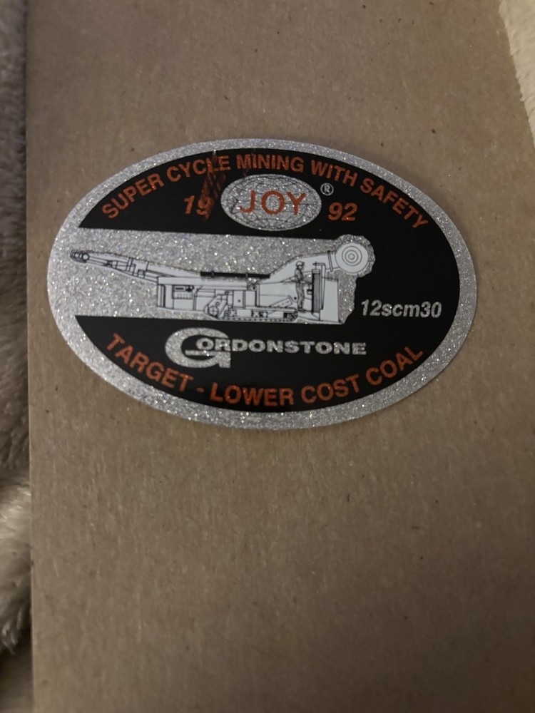 joy coal mining stickers Nice Australian Item 15