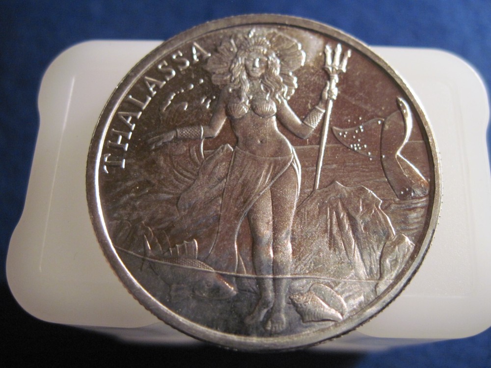 THALASSA ONE OUNCE .999 FINE SILVER