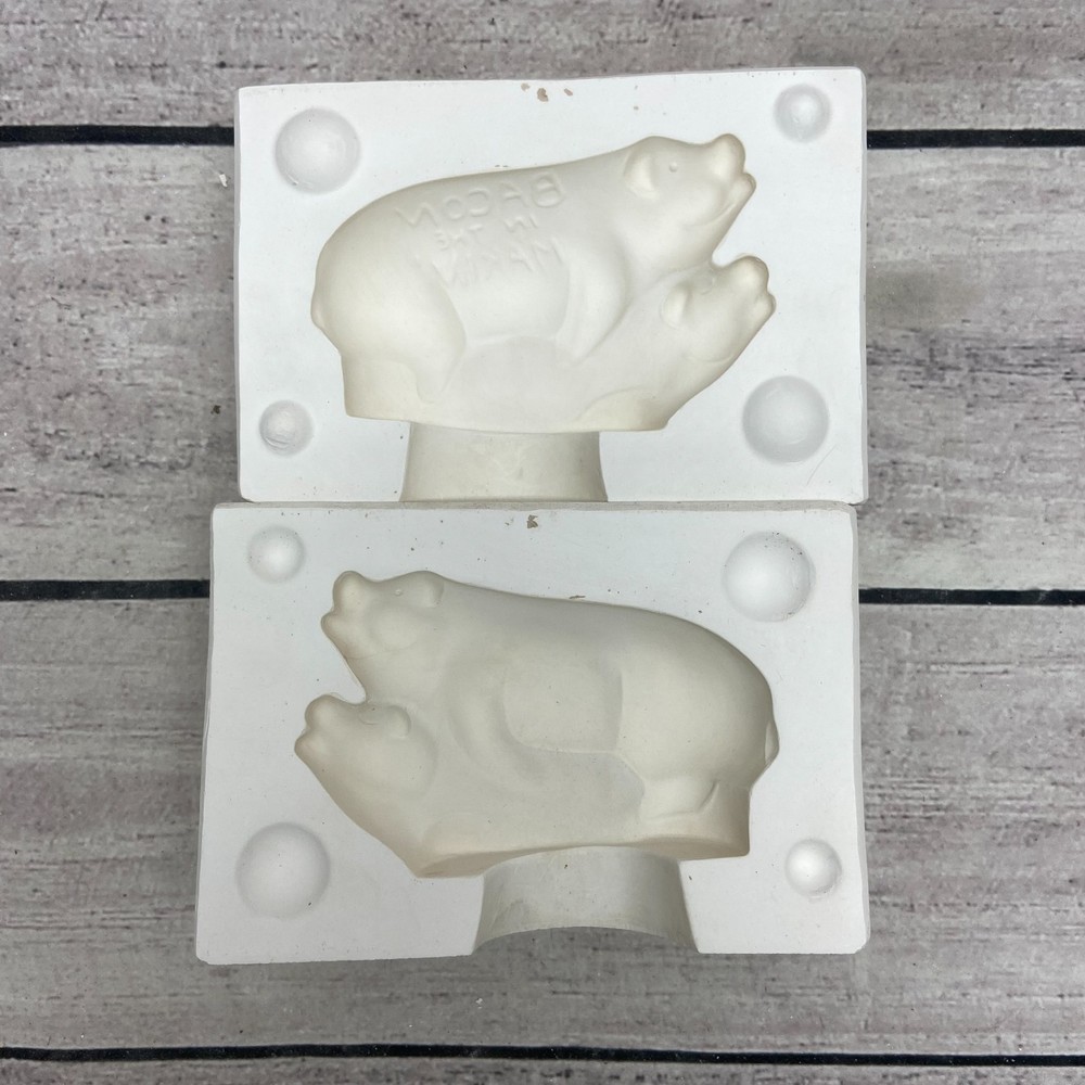 Unbranded Ceramic Casting Mold Making Bacon Pigs