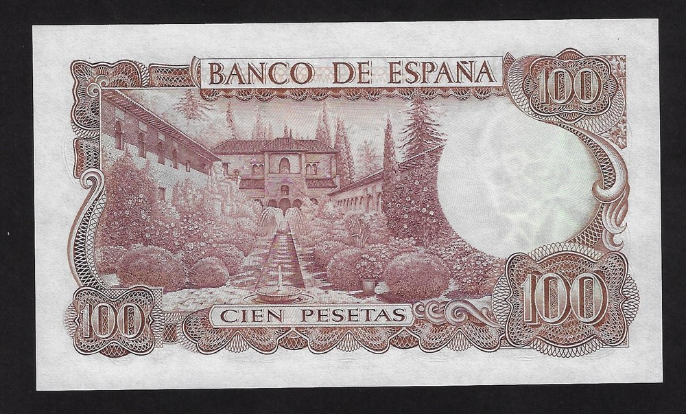SPAIN 100 PESETAS 1970 P- 75 UNC