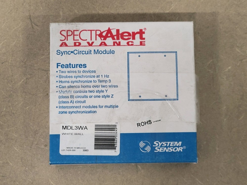 SURPLUS NEW System Sensor MDL3WA Sync Circuit Module – Safety
