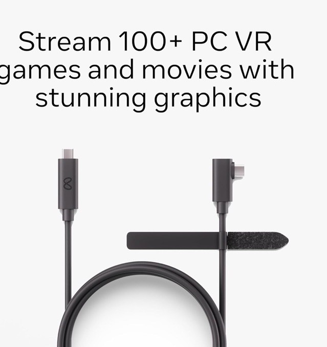 Meta Quest Link Cable - Virtual Reality Headset Cable for Quest - 16FT (5M)