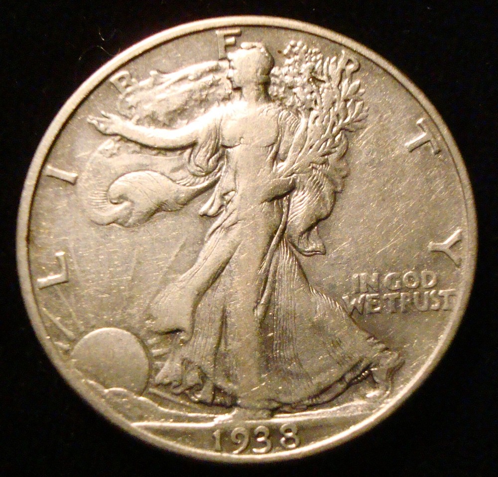 1938-D  Walking Liberty Half dollar