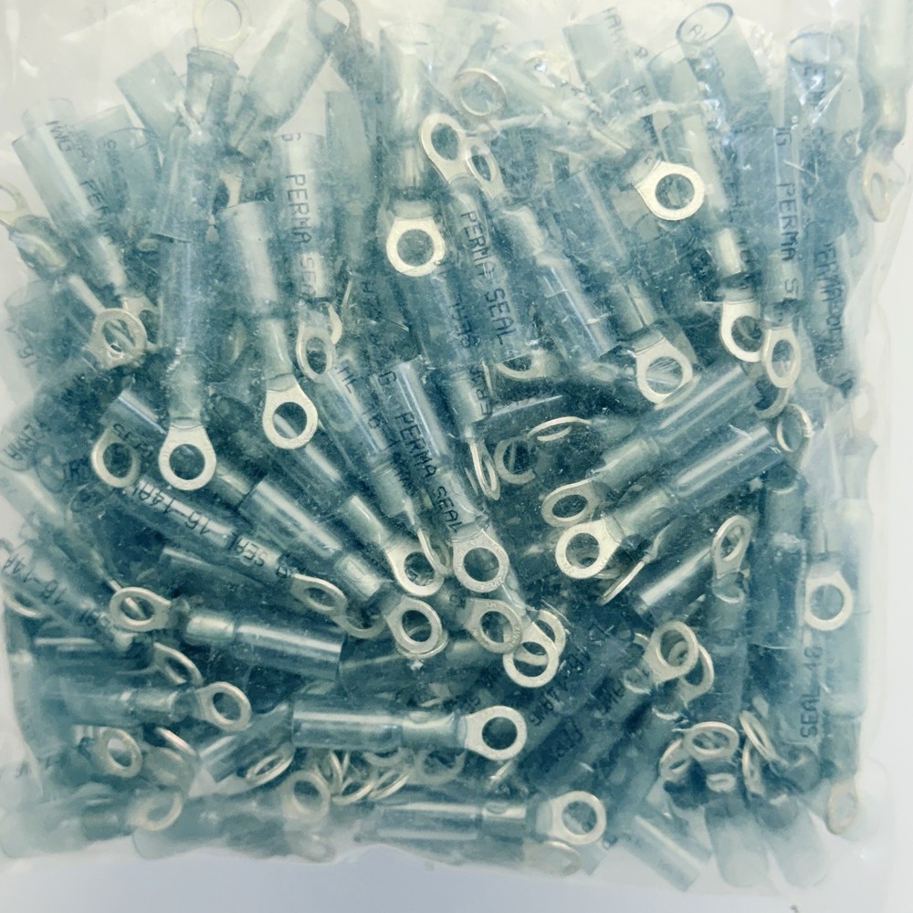 (200 PACK ) 16-14GA RING TERMINAL STUD 31802
