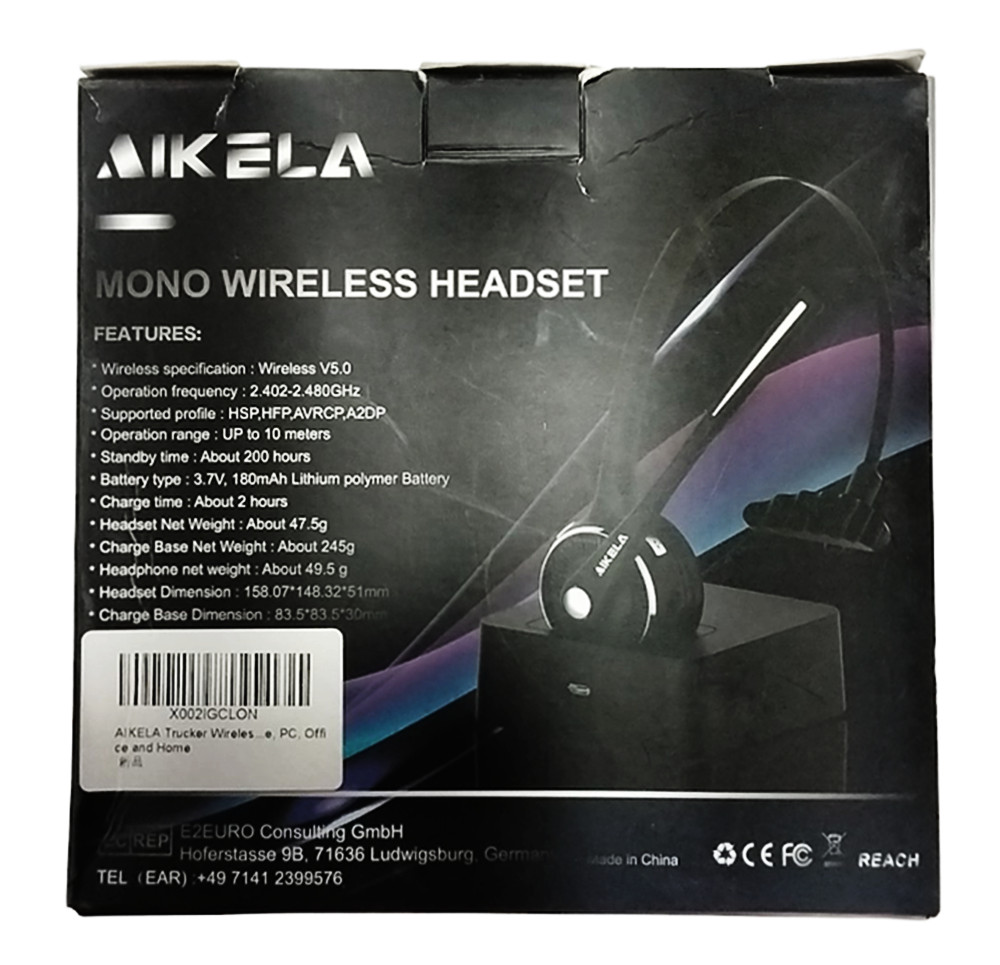 AIKELA BH-M9A Mono Wireless Headset